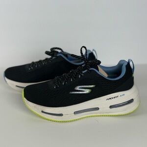 Skechers Arch Fit Air Black Blue Running Shoes Women’s